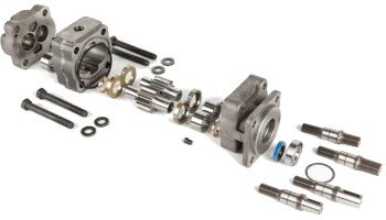 components of hydraulic gear pumps